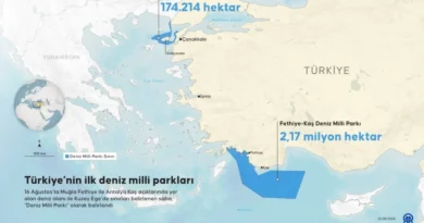 Το Anadolu δημοσίευσε χάρτη των δύο τουρκικών θαλάσσιων πάρκων σε Β. Αιγαίο και Καστελόριζο