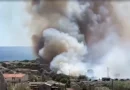 Μεγάλη φωτιά στη Λήμνο, απεγκλωβισμοί δια θαλάσσης