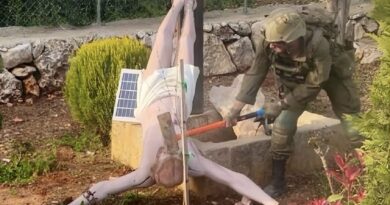 Ισραήλ: Μεγάλη αμηχανία και διαρκείς συγγνώμες για τη βεβήλωση αγάλματος του Ιησού από στρατιώτη του IDF